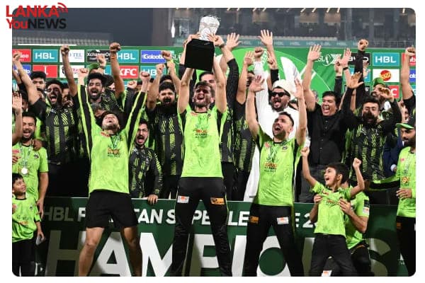 පාකිස්තාන් සුපර් ලීග් ශූරතාව Lahore Qalandars කණ්ඩායමට